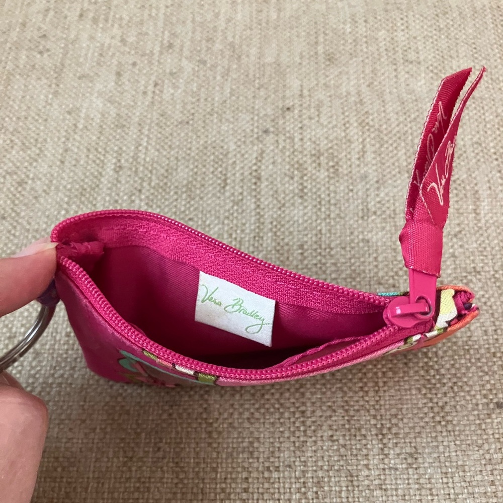 Vera Bradley pink purple and orange lanyard - Picture 3 of 3